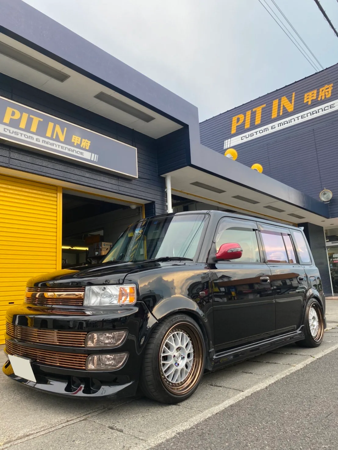 Work Meister M1 3PIECE on Toyota bB NCP30