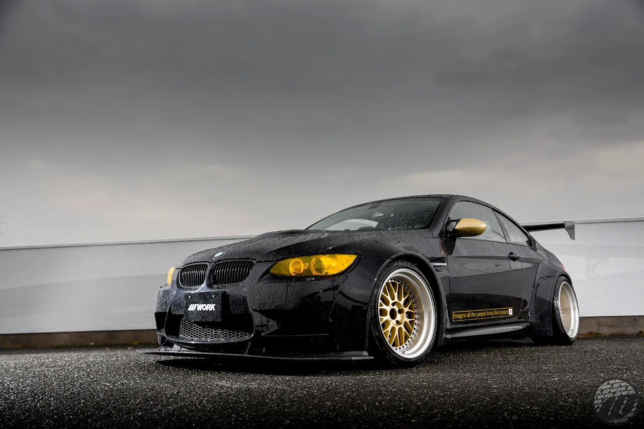 Work Meister M1 on BMW M3 E92.1