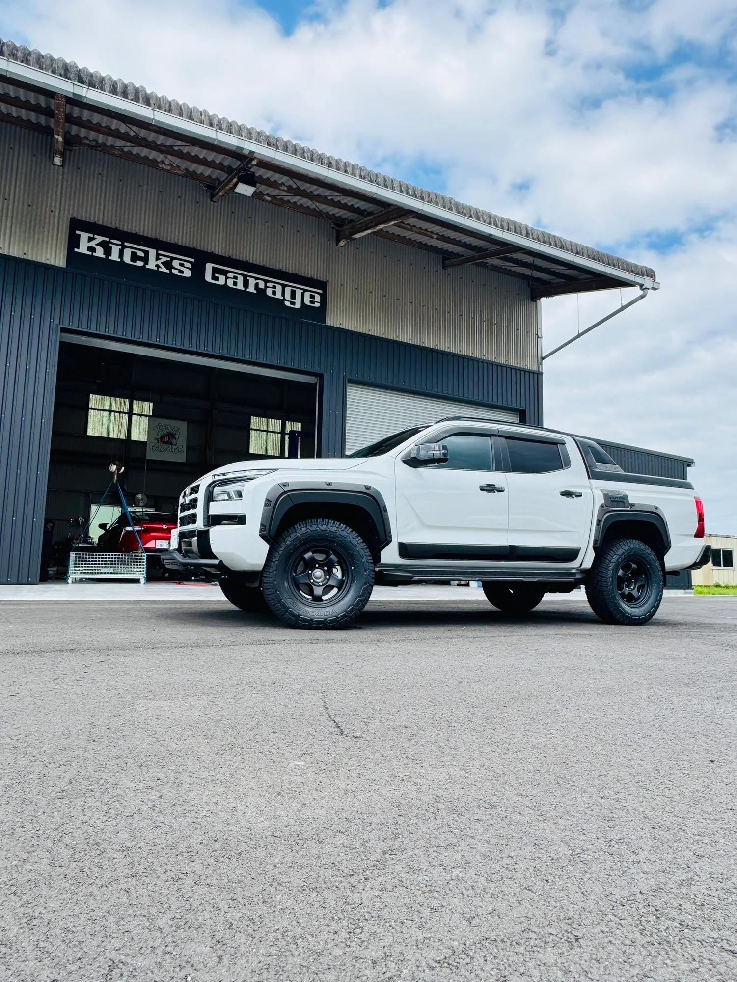 Work Meister S1 1PIECE Suv on Mitsubishi Triton 6th gen, photo 3