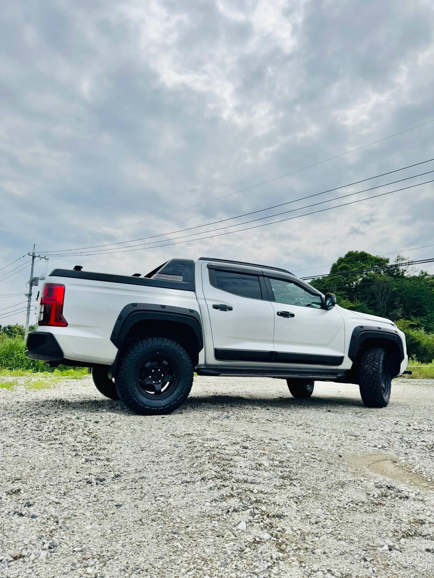 Work Meister S1 1PIECE Suv on Mitsubishi Triton 6th gen, photo 2