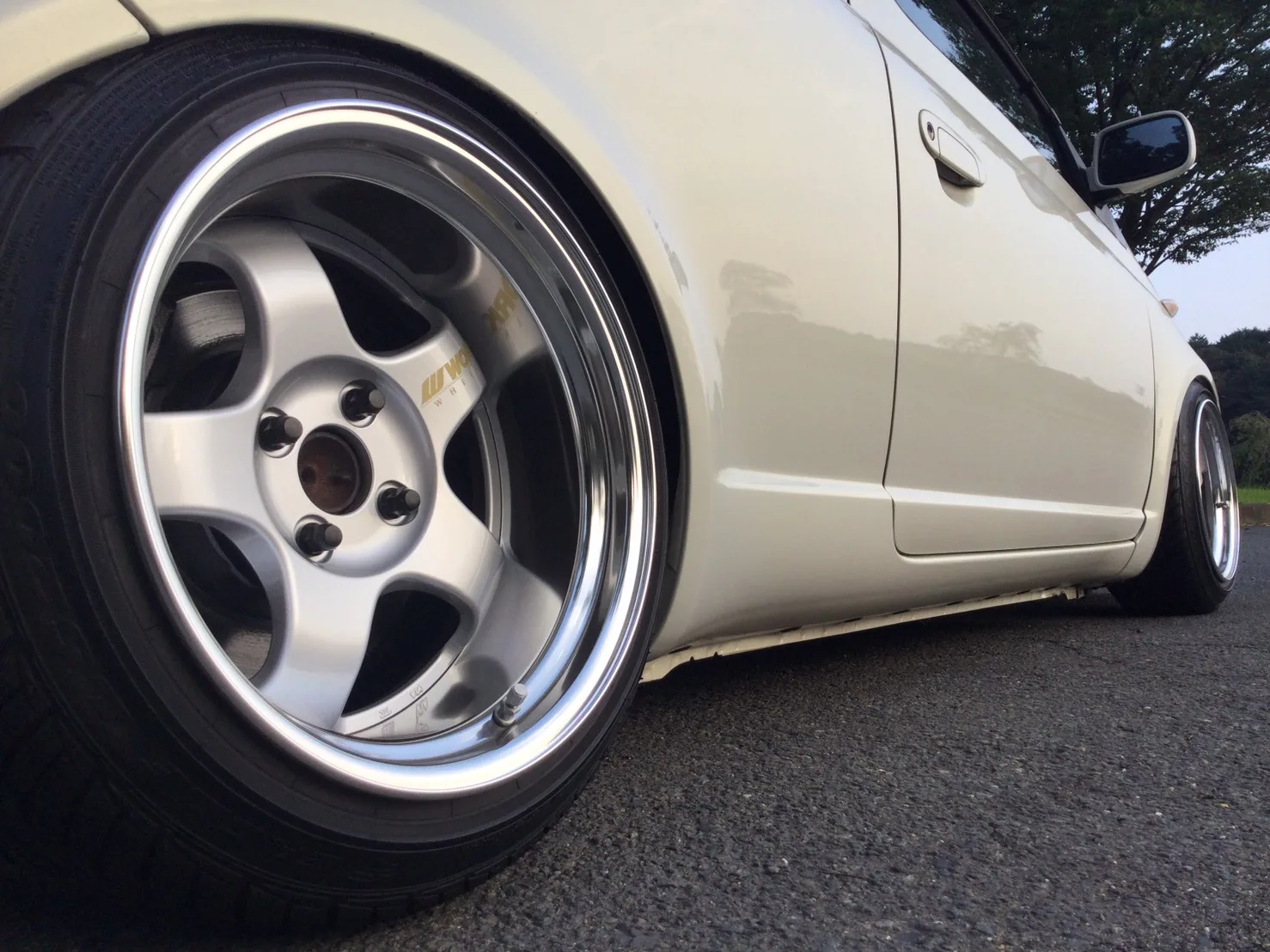 Work Meister S1 2PIECE on Toyota Yaris XP10