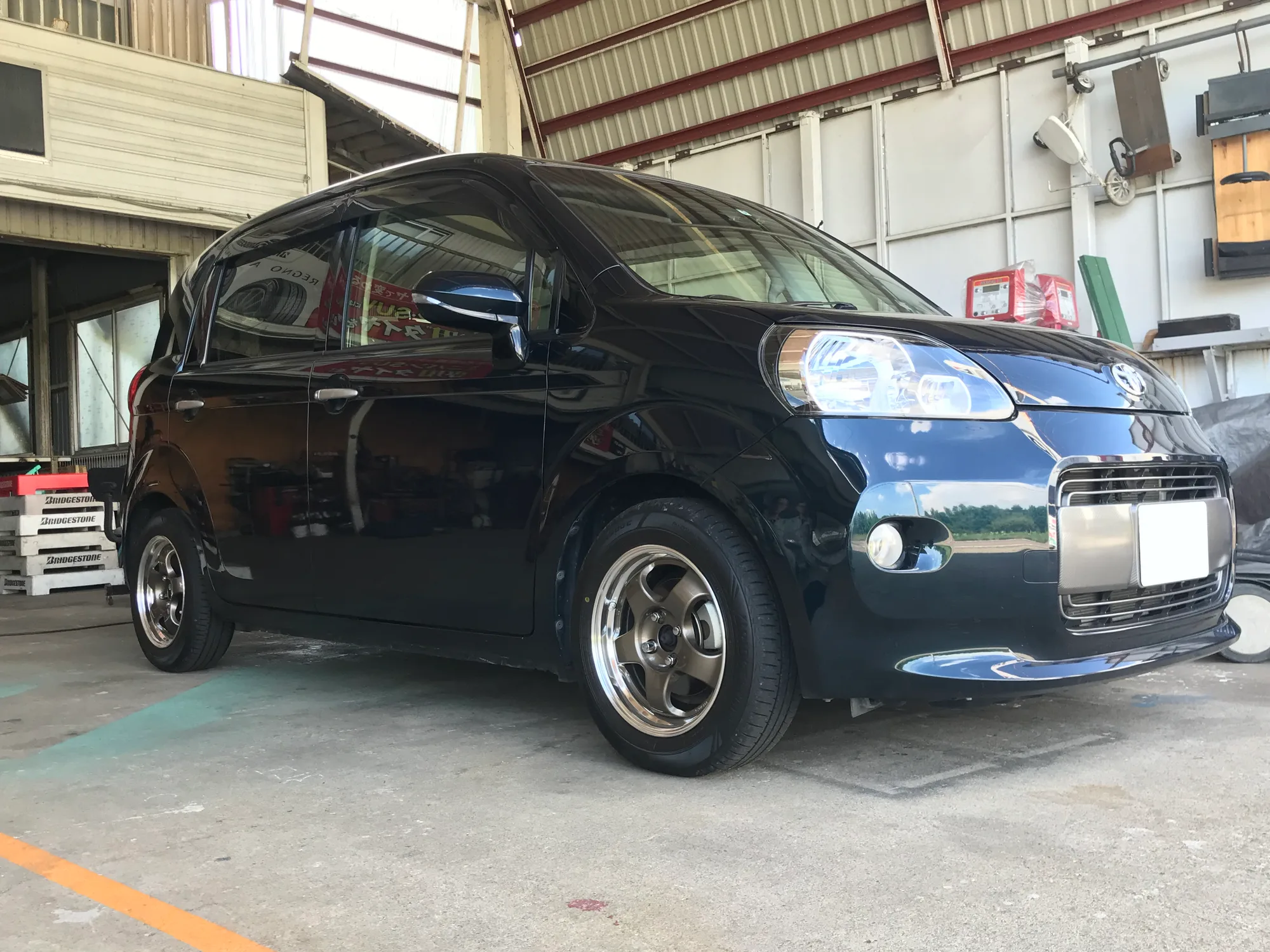 Work Meister S1 2PIECE on Toyota Porte P10
