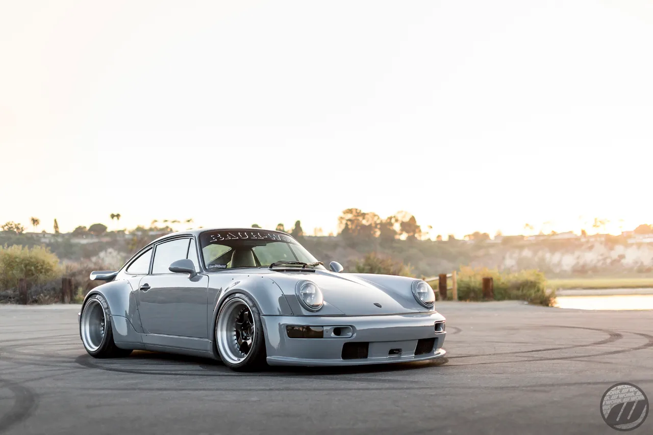 Work Meister S1 3P on Porsche 911 964