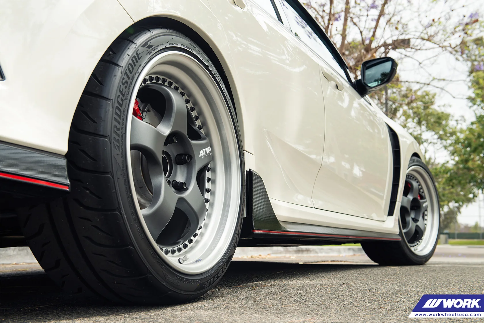 Work Meister S1 3P on Honda Civic Type R FK8, photo 3