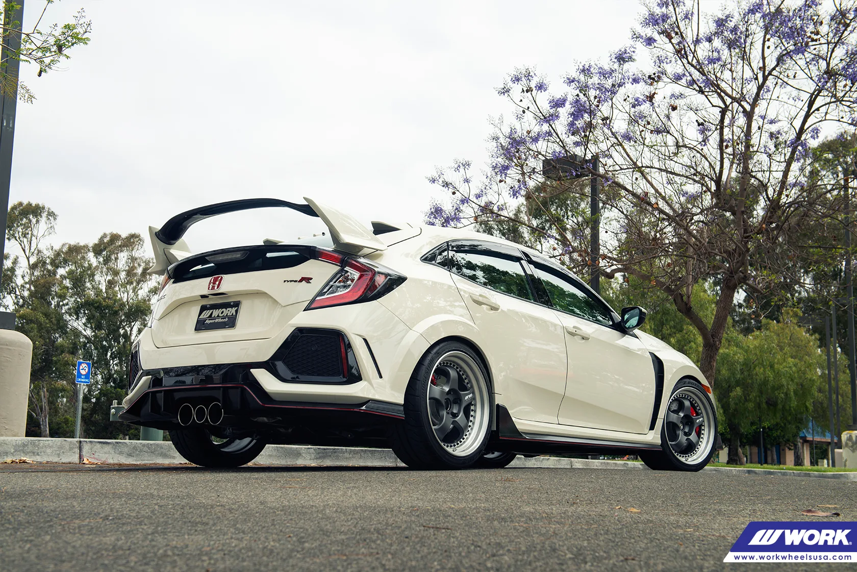 Work Meister S1 3P on Honda Civic Type R FK8