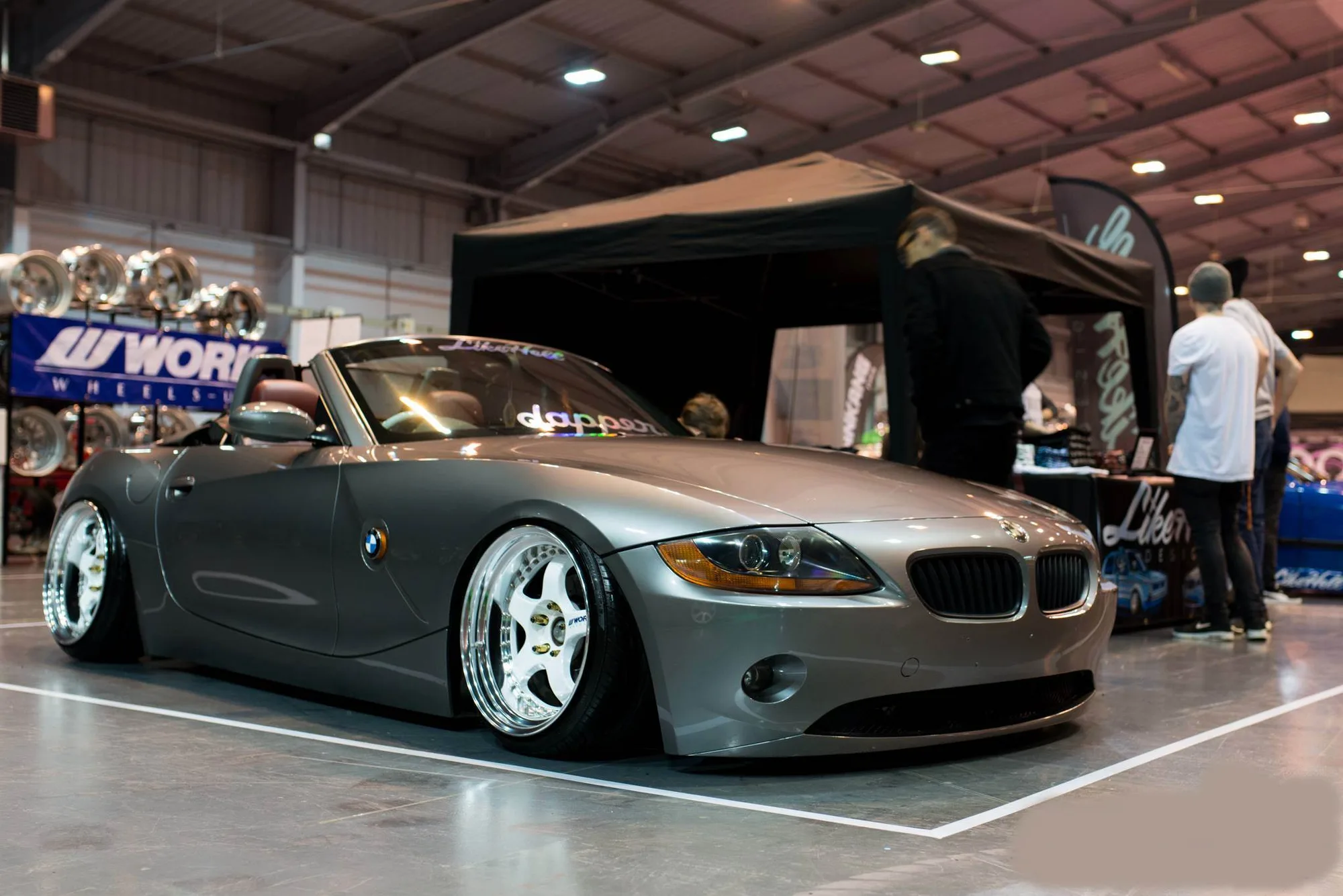 Work Meister S1 3P on BMW Z4 E85.1