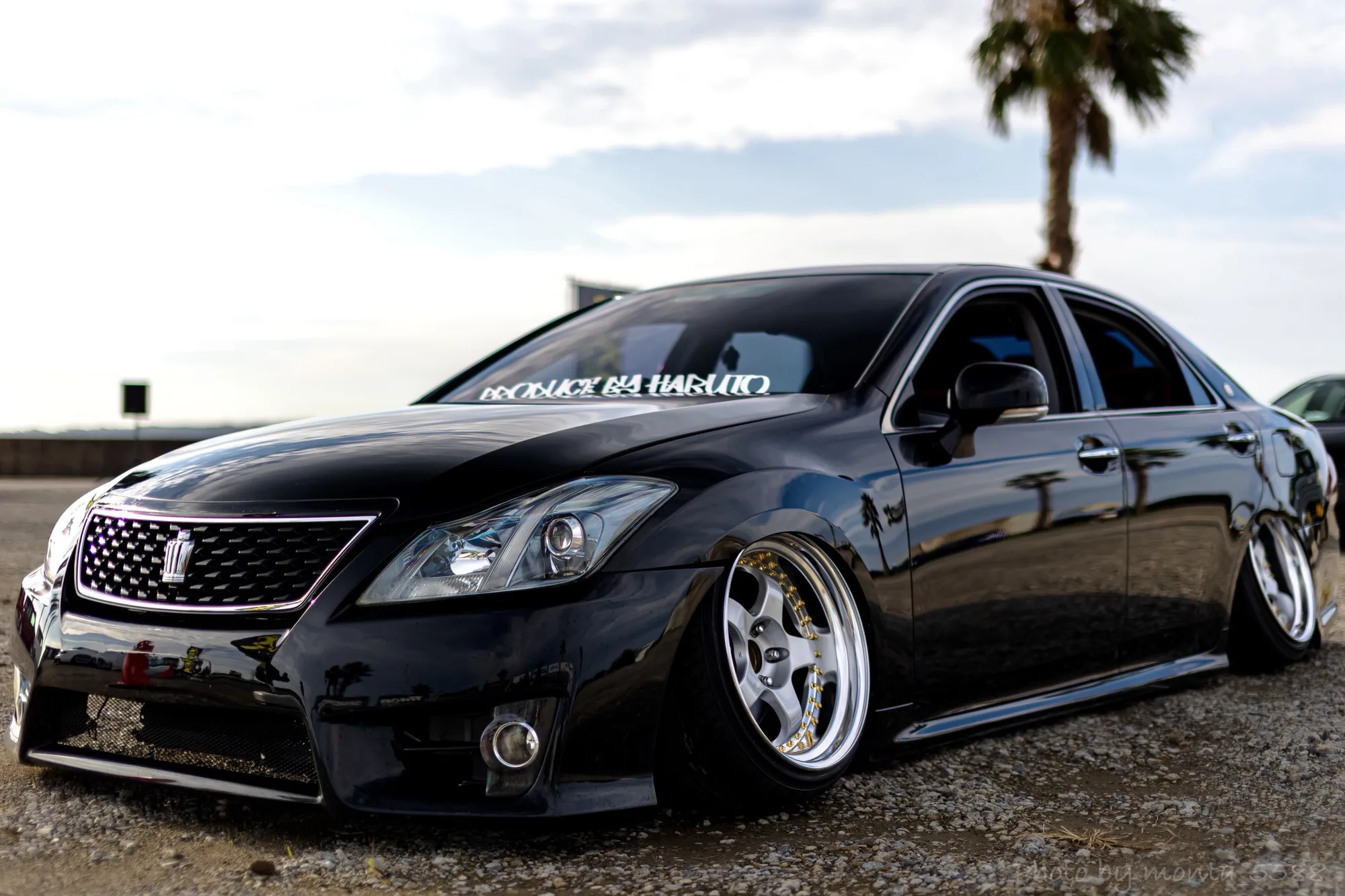 Work Meister S1 3P on Toyota Crown S200