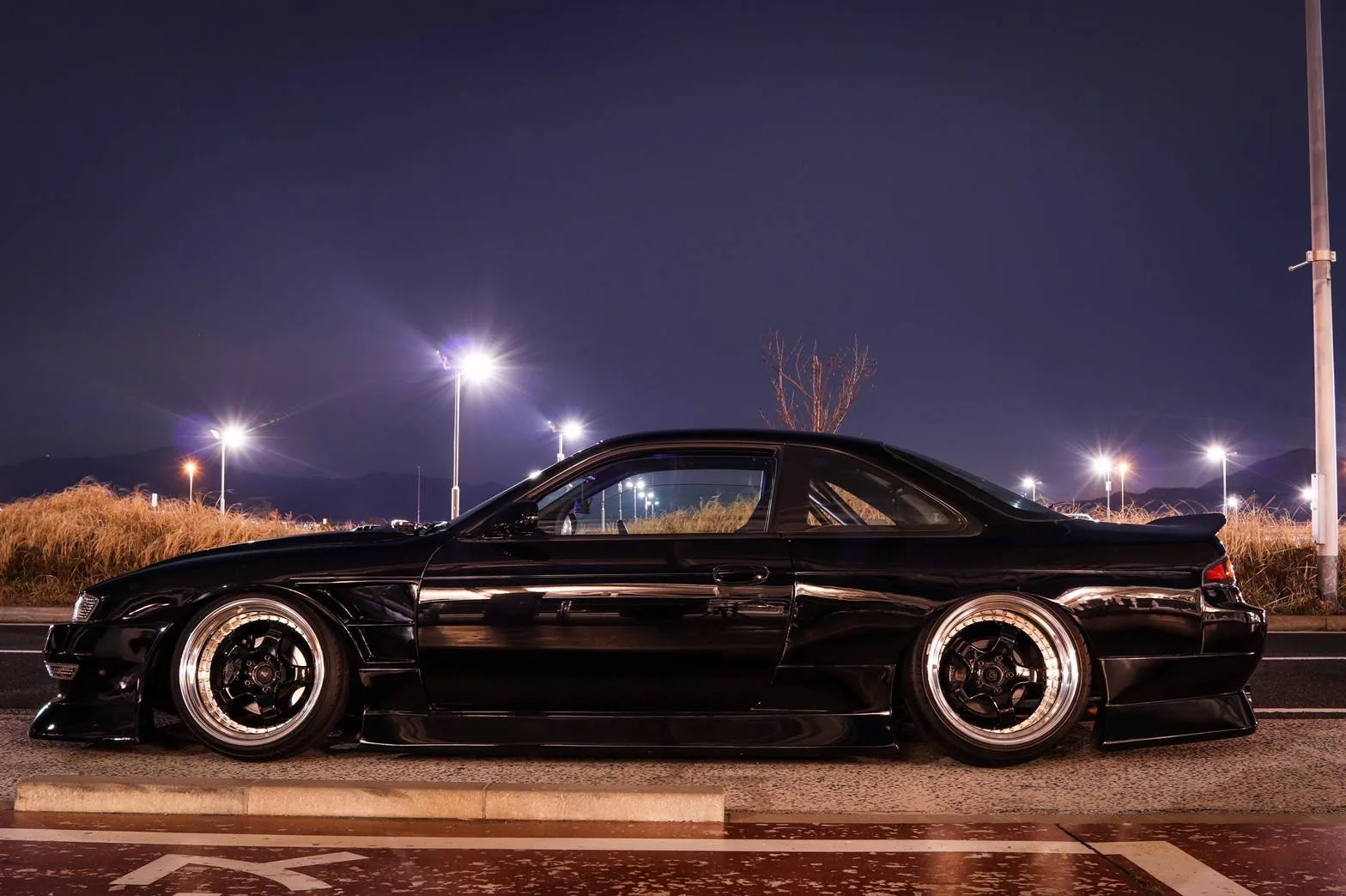 Work Meister S1 3P on Nissan Silvia S14