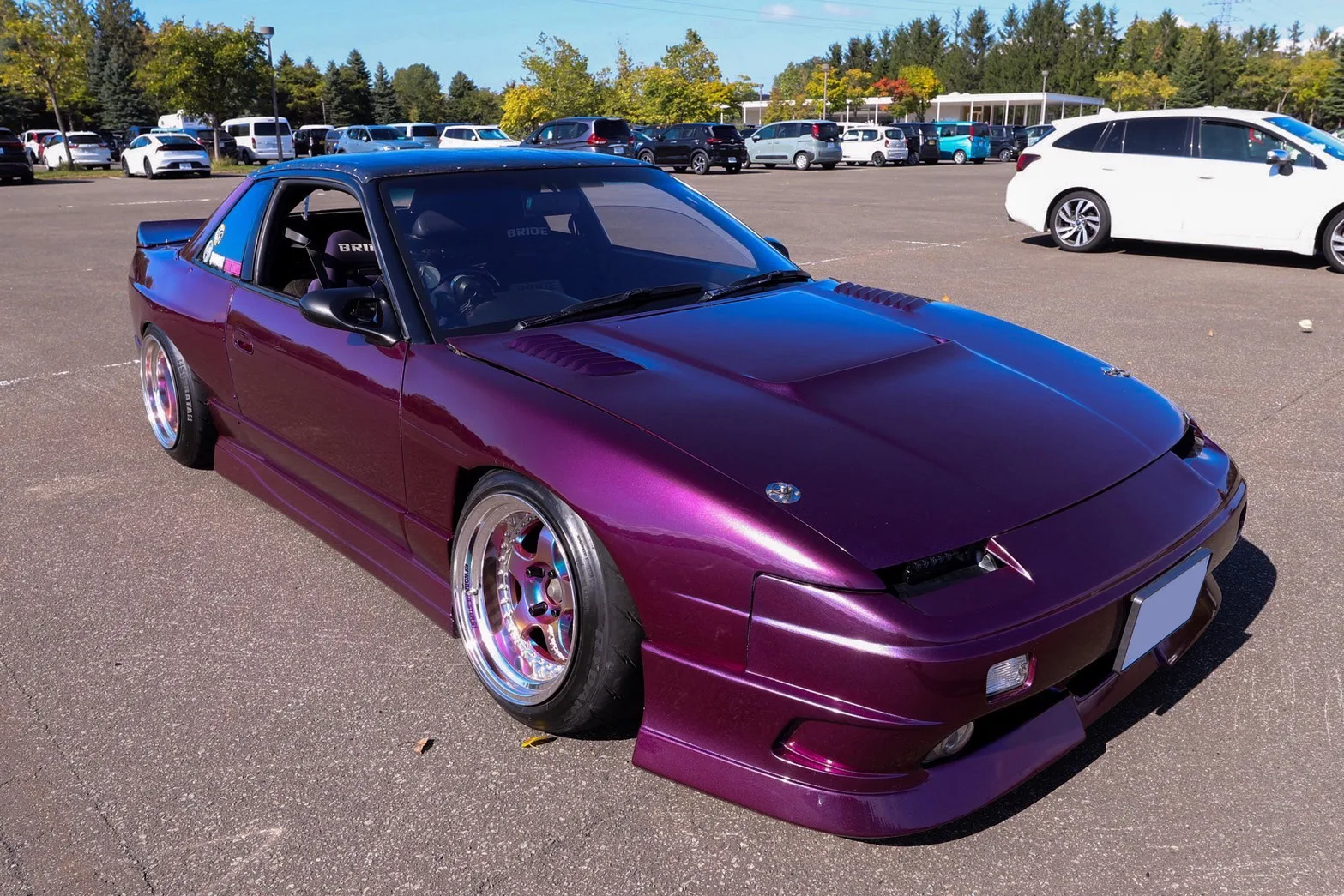 Work Meister S1 3P on Nissan Silvia S13