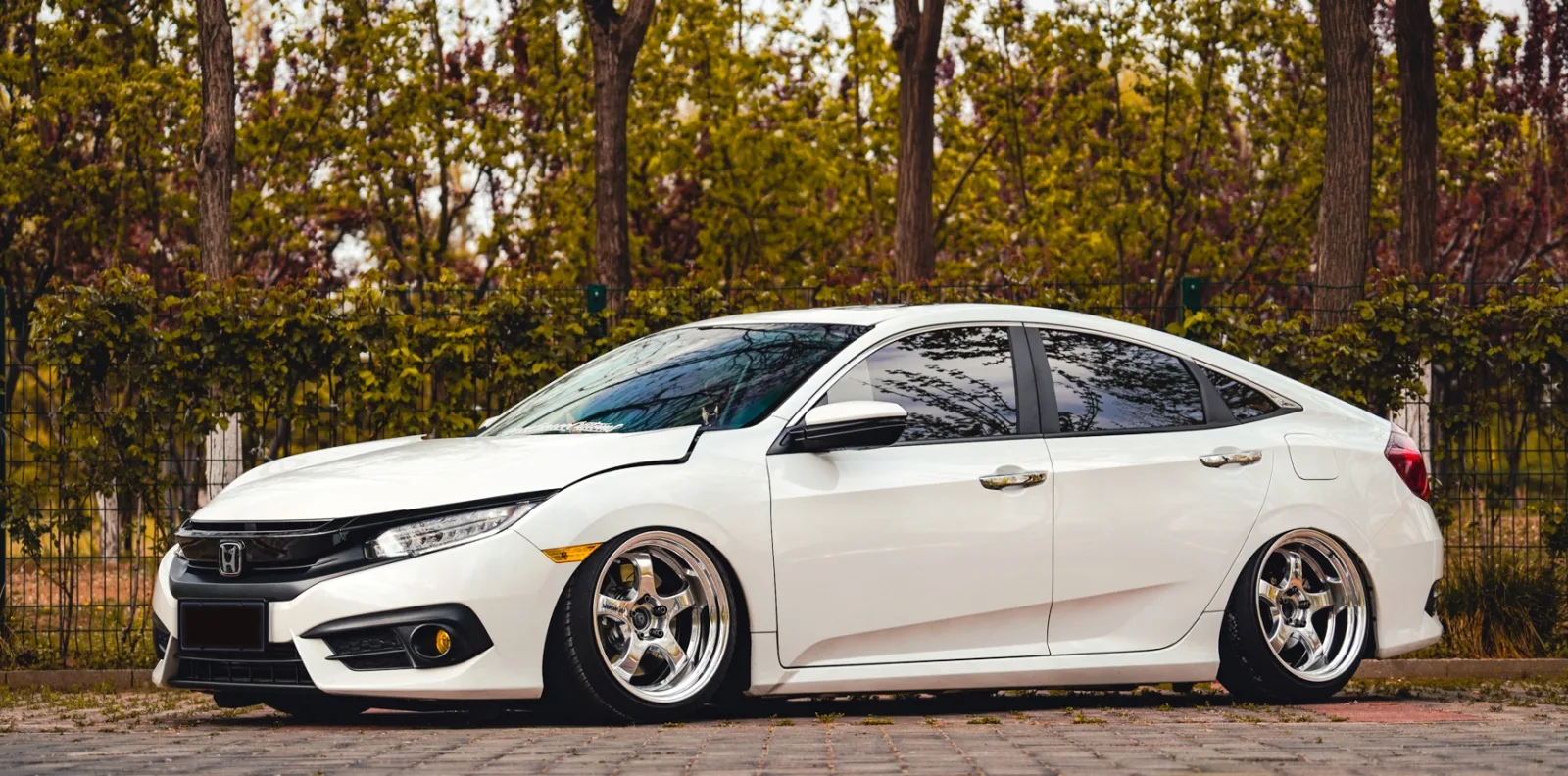 Work Meister S1R on Honda Civic 10th gen (FC/FK).1