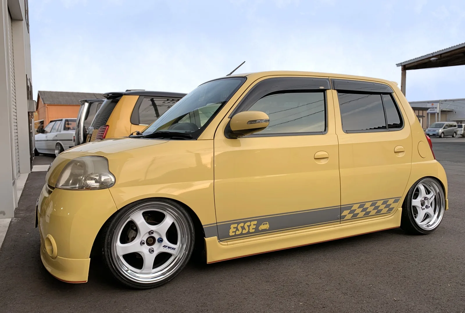 Work Meister S1R on Daihatsu Esse L235S/L245S