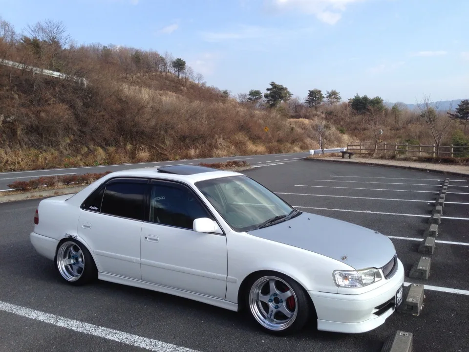 Work Meister S1R on Toyota Corolla E110