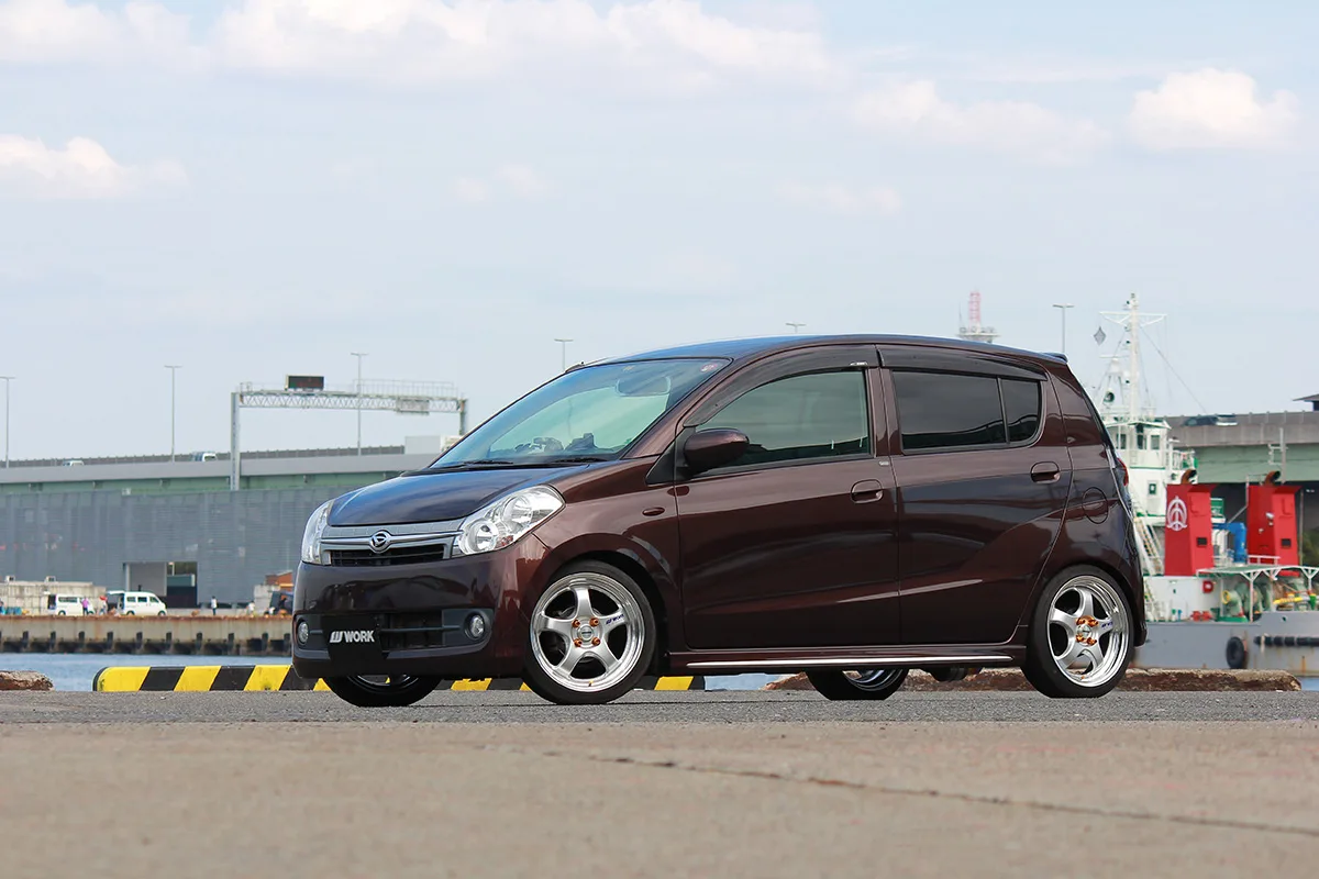 Work Meister S1R on Daihatsu Mira L275 (2006-2018)