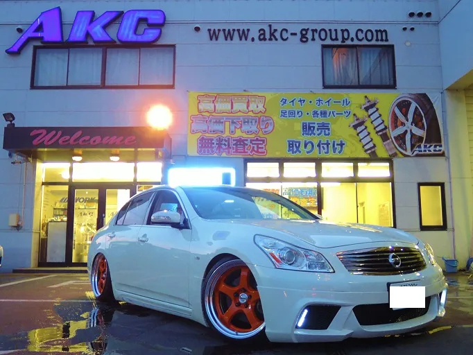 Work Meister S1R on Nissan Skyline V36