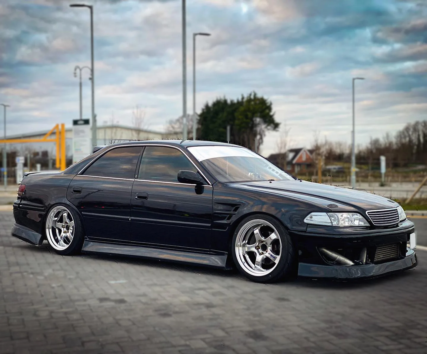 Work Meister S1R on Toyota Mark II X80, photo 2