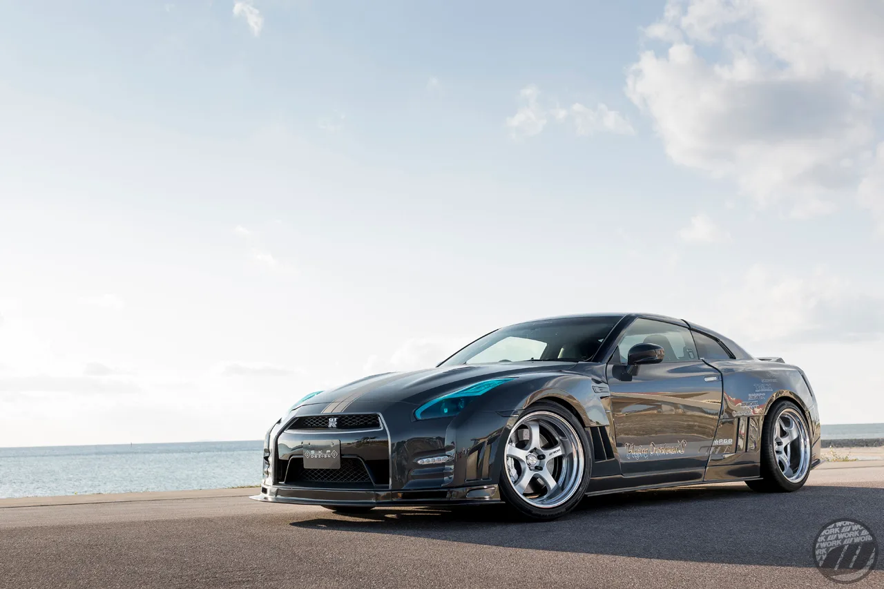 Work Meister S1R on Nissan GT-R R35.2