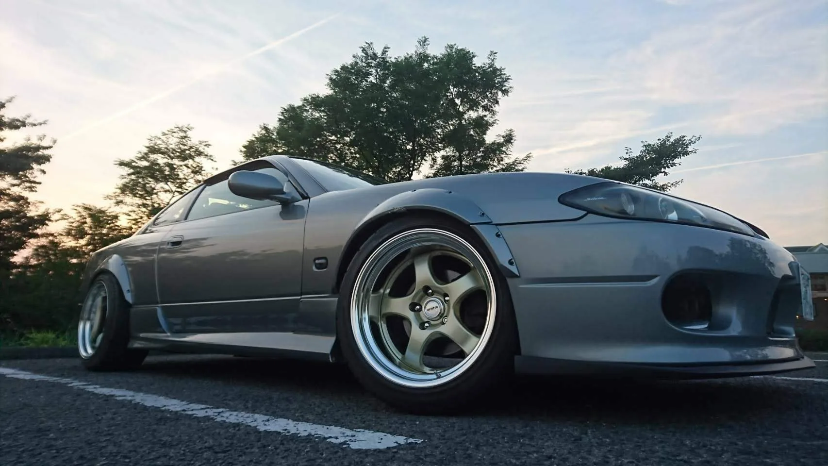 Work Meister S1R on Nissan Silvia S15