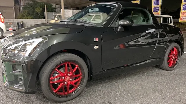 Work Rizaltado MESH2 on Toyota Copen LA400