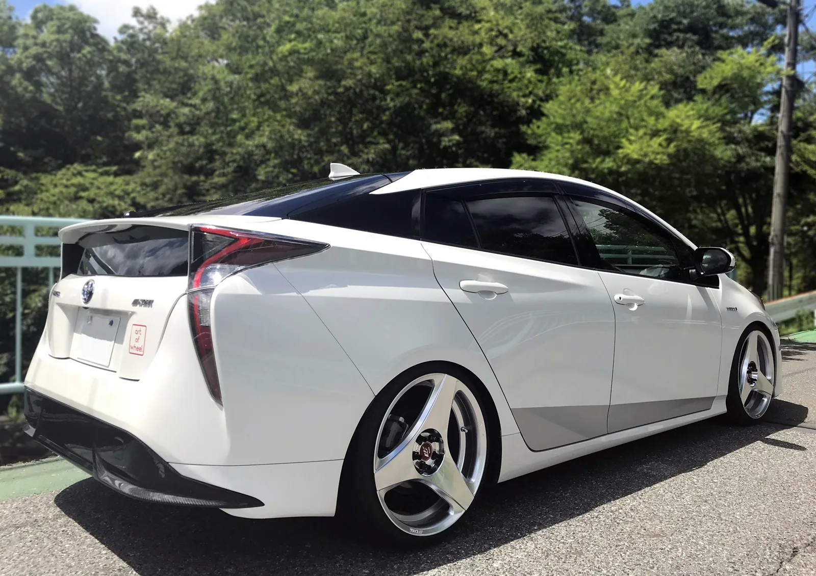 Work RYVER S003h on Toyota Prius XW50, photo 2