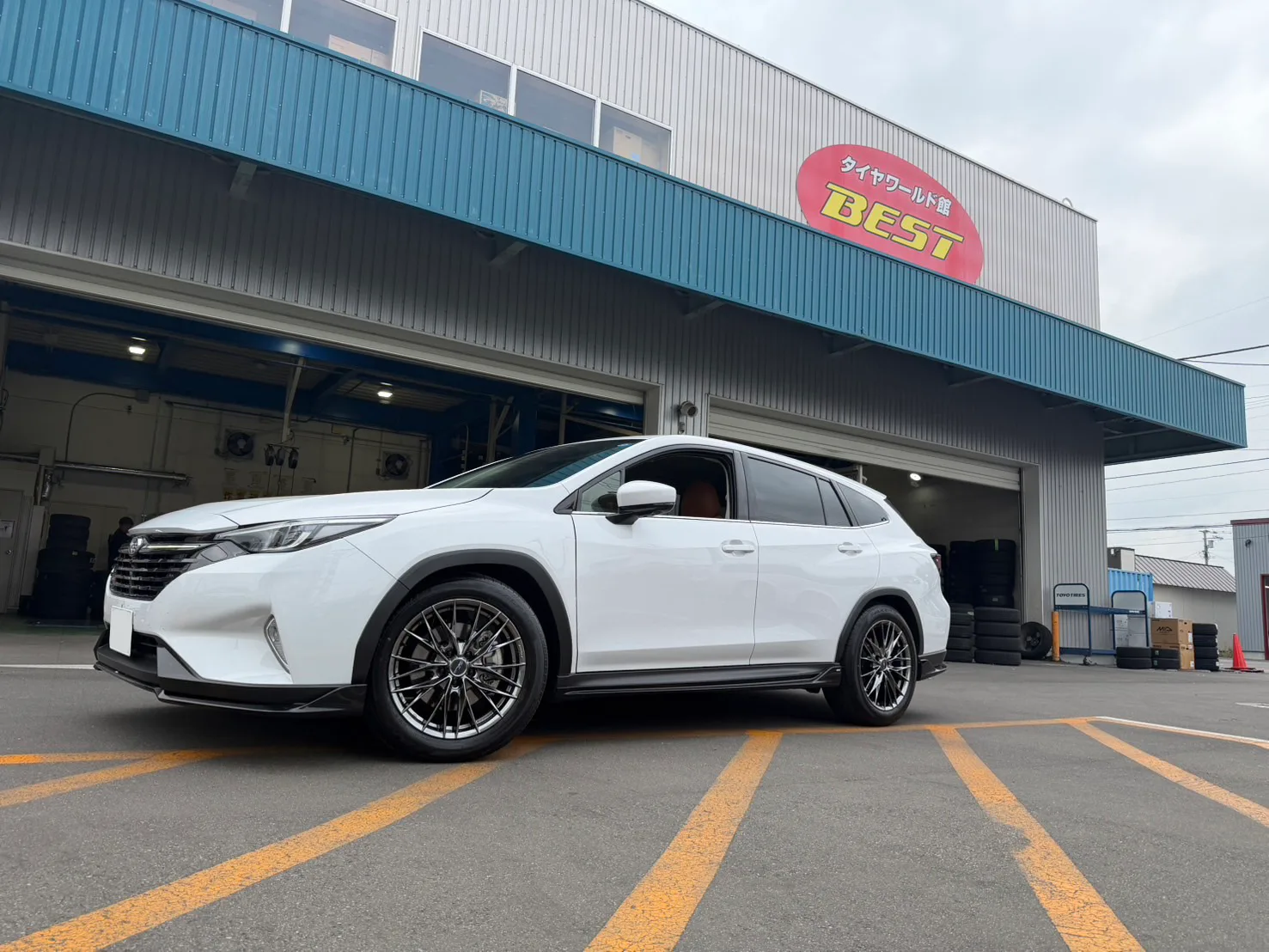 Work Schwert Brunnen LX on Subaru Levorg VN