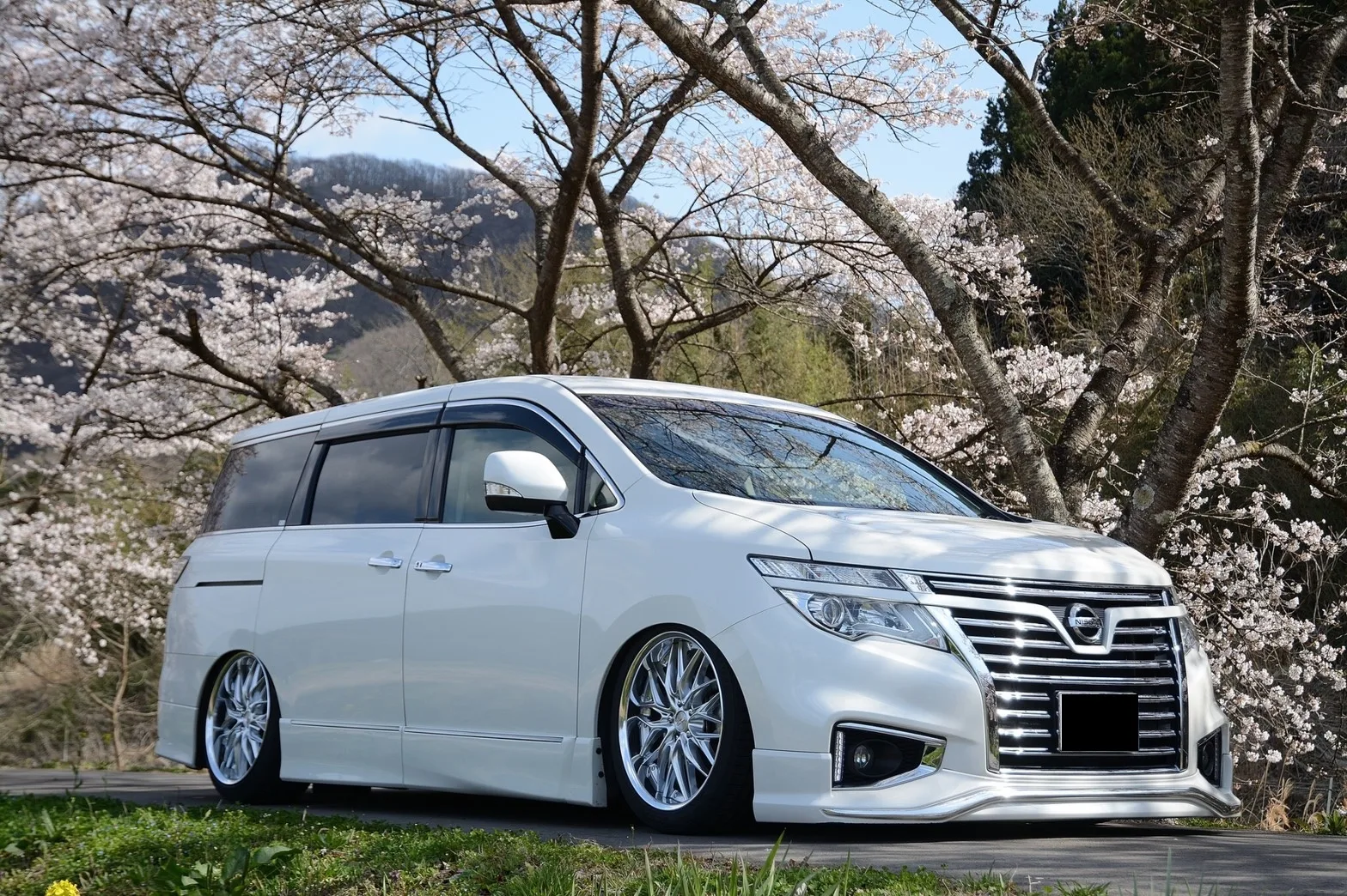 Work Schwert Quell on Nissan Elgrand E52