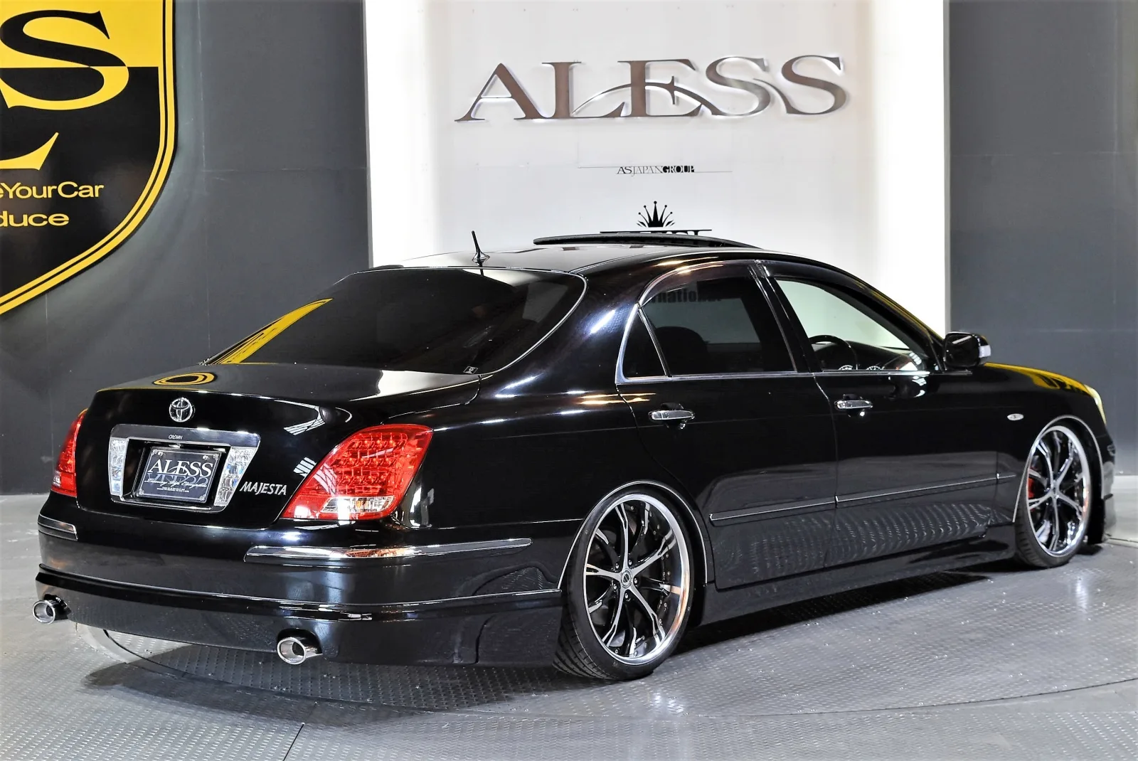 Work Schwert SC4 on Toyota Crown Majesta S210, photo 3