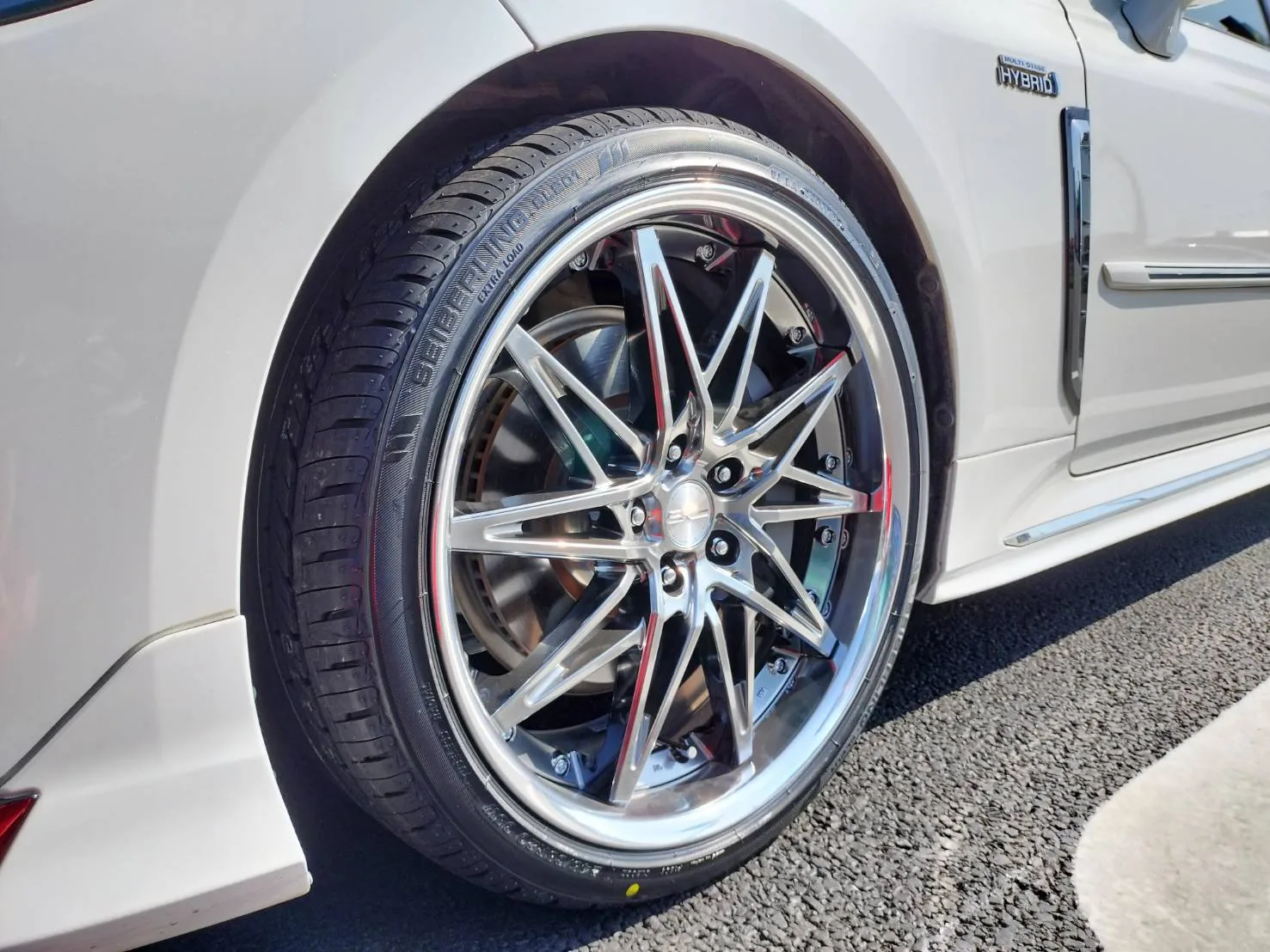 Work Schwert SG1 on Toyota Crown S220, photo 3