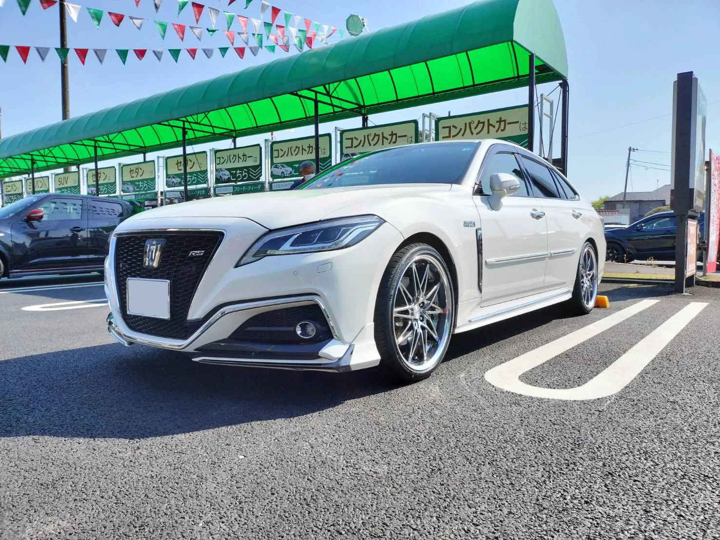 Work Schwert SG1 on Toyota Crown S220