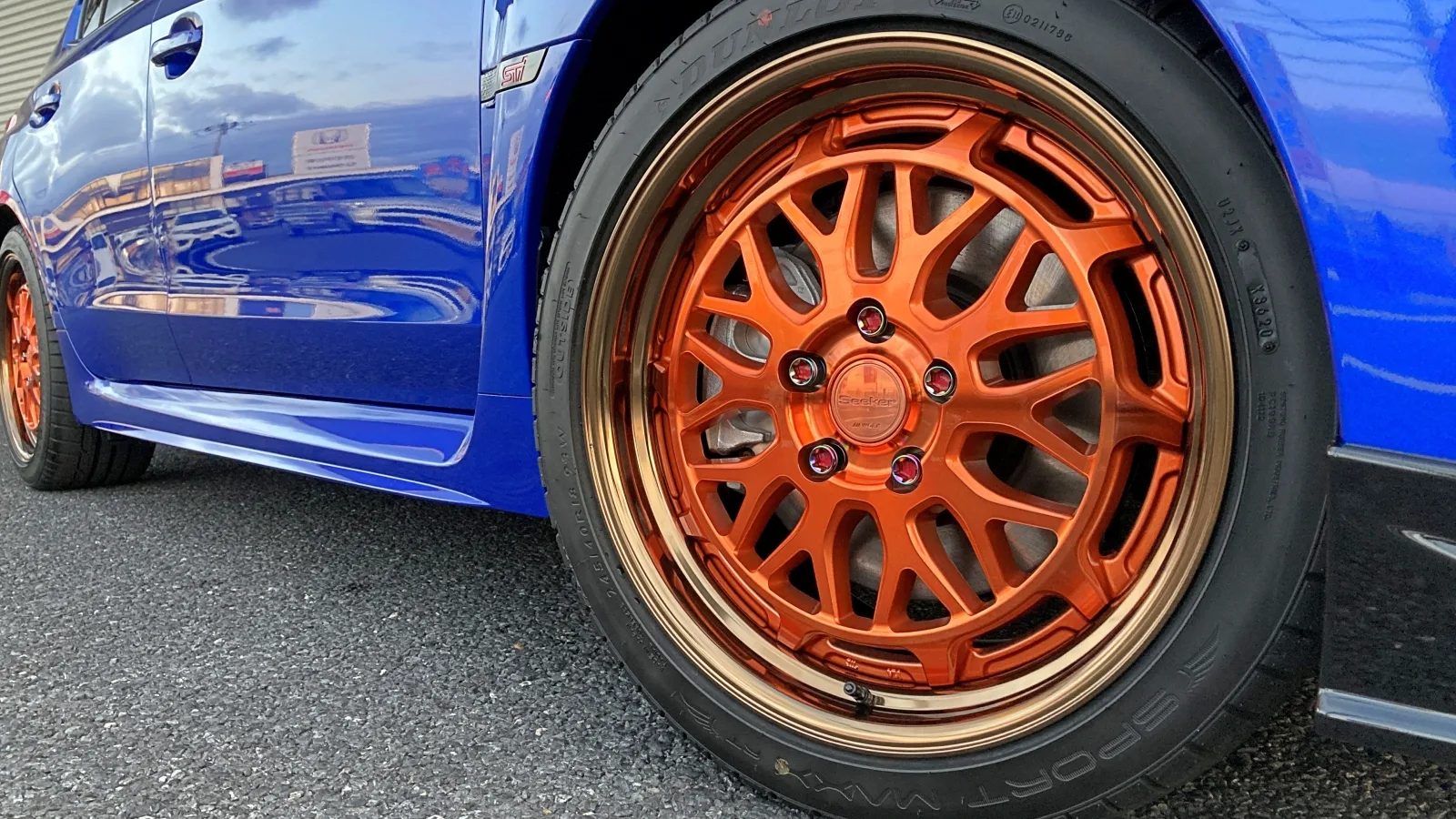 Work Seeker MX on Subaru WRX VB
