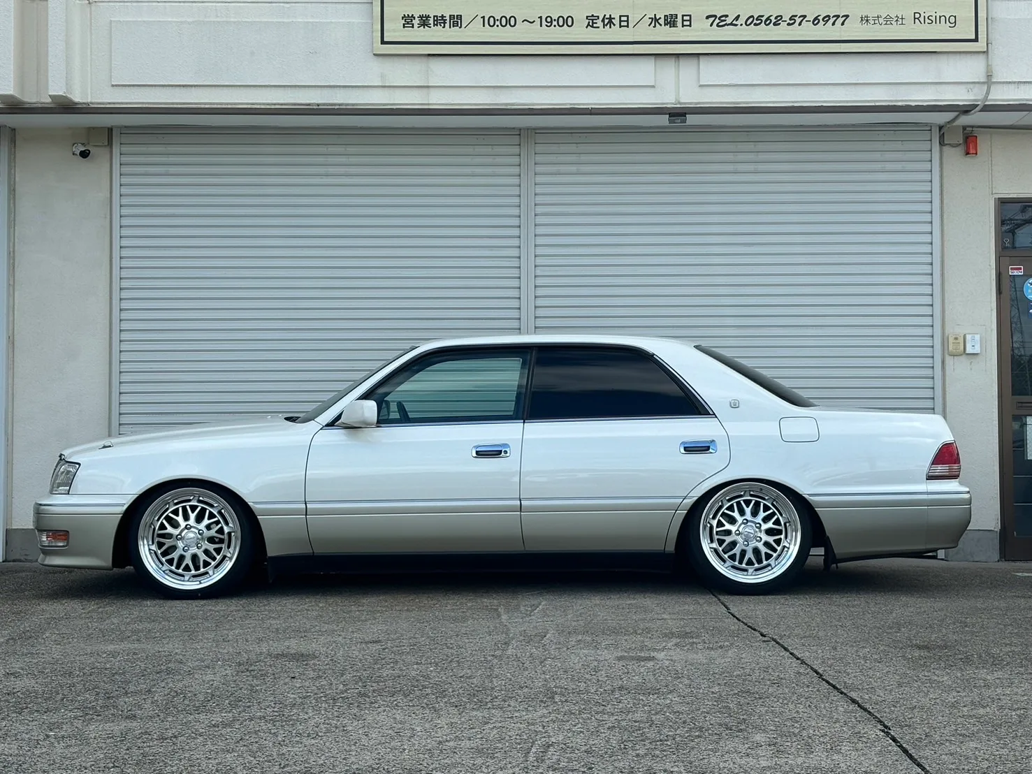 Work Seeker MX on Toyota Crown S150