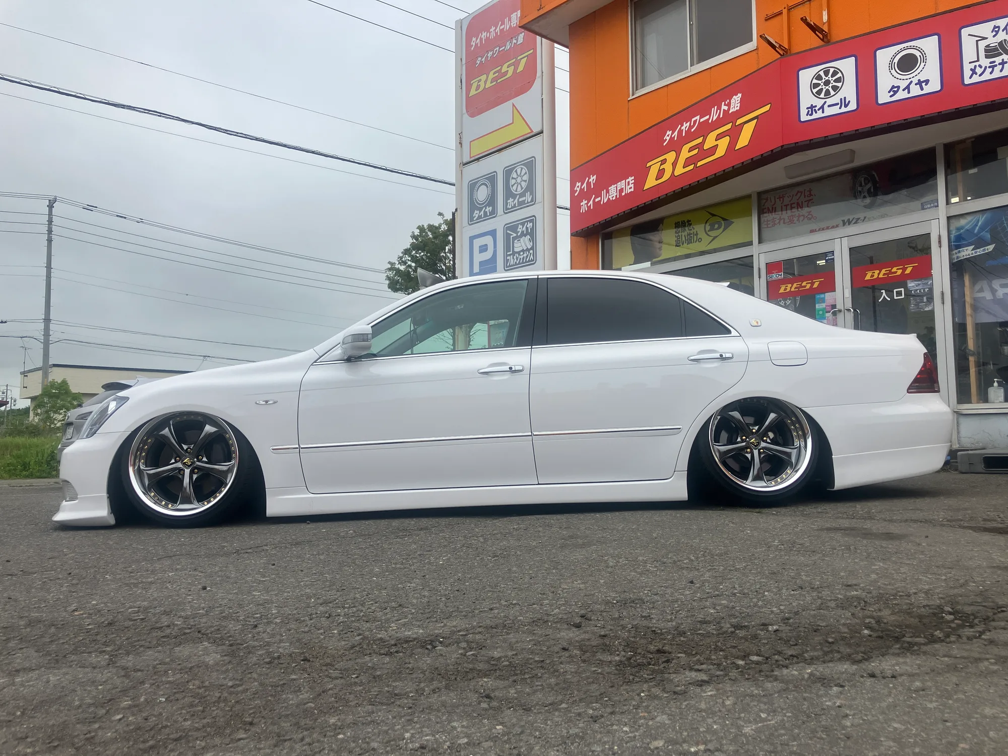 Work VS KF# on Toyota Crown S180