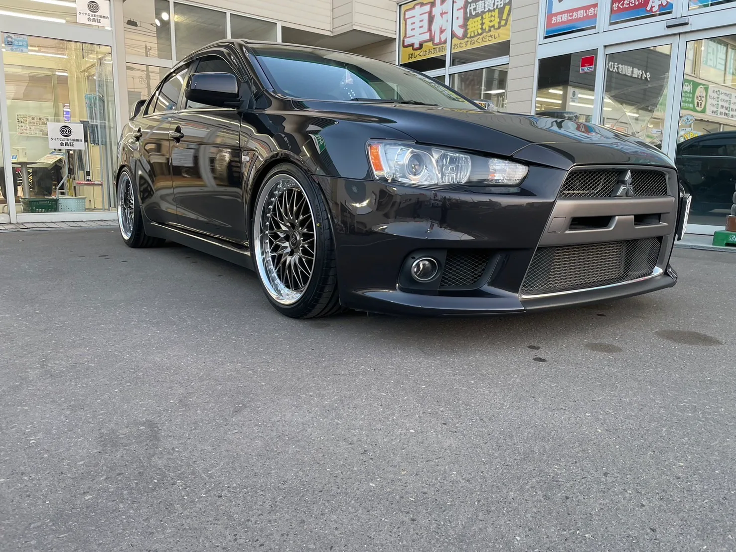 Work VS XV on Mitsubishi Lancer Evolution CZ4A, photo 3