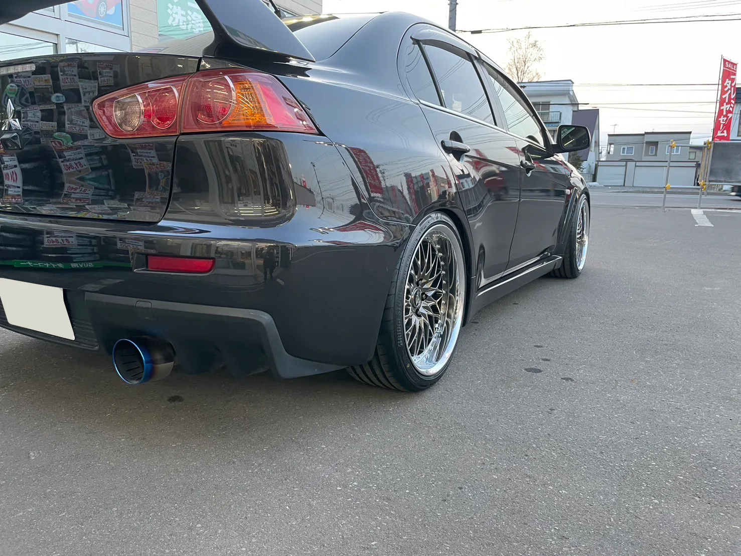 Work VS XV on Mitsubishi Lancer Evolution CZ4A, photo 2