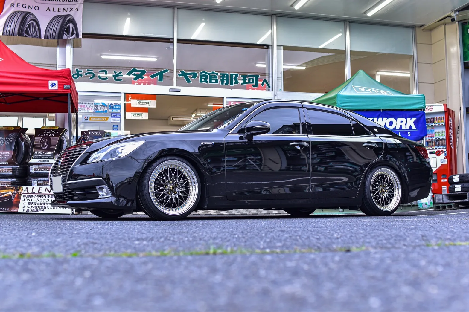 Work VS XV on Toyota Crown S200