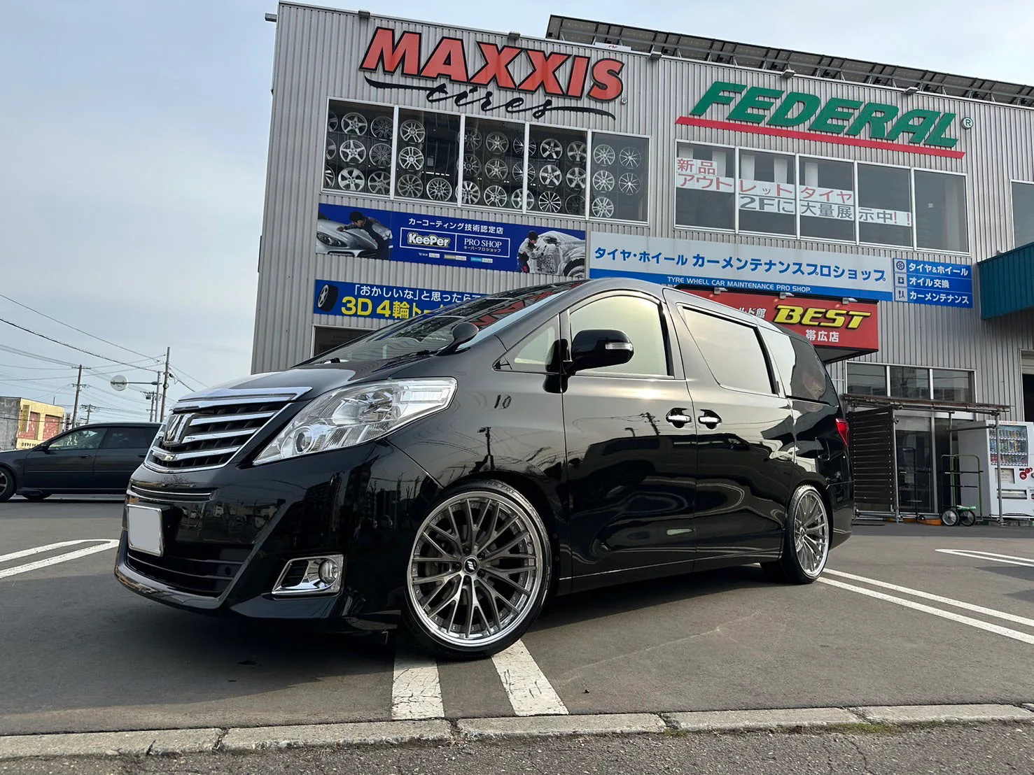 Work Zeast Stx on Toyota Vellfire AH20